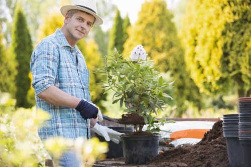 Hard landscaping features for a Shadwell garden makeover